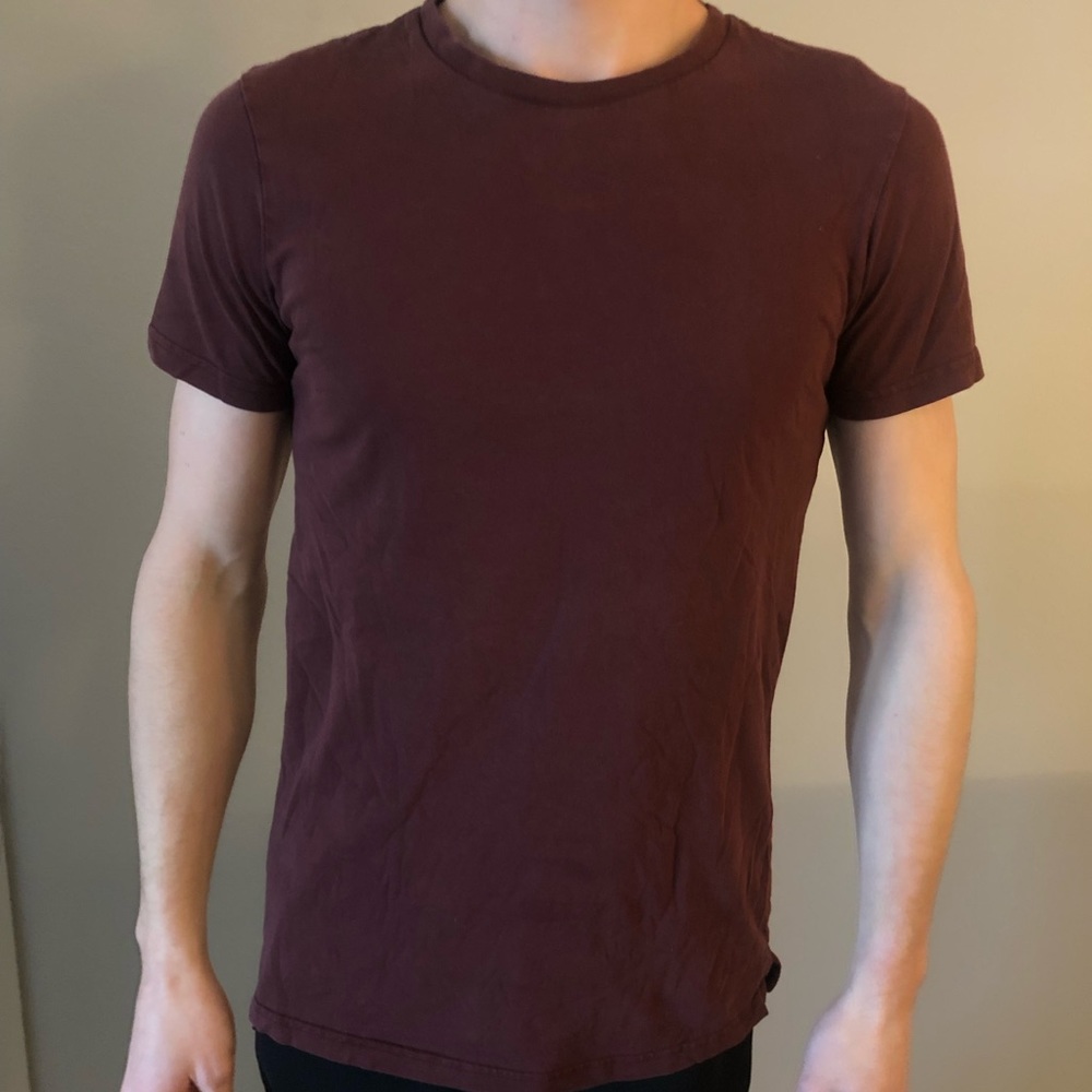 Maroon Cotton On T-shirt (Mens)